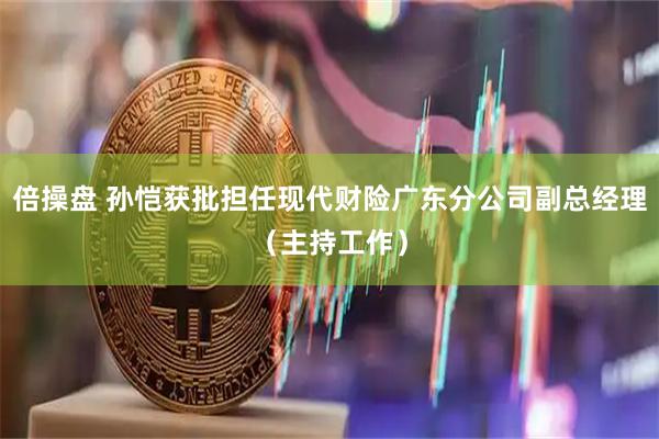 倍操盘 孙恺获批担任现代财险广东分公司副总经理（主持工作）